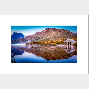 The Boatshed, Dove Lake, Cradle Mountain, Tasmania. Posters and Art